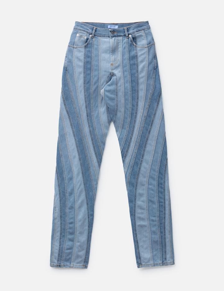 Spiral Baggy Jeans by MUGLER