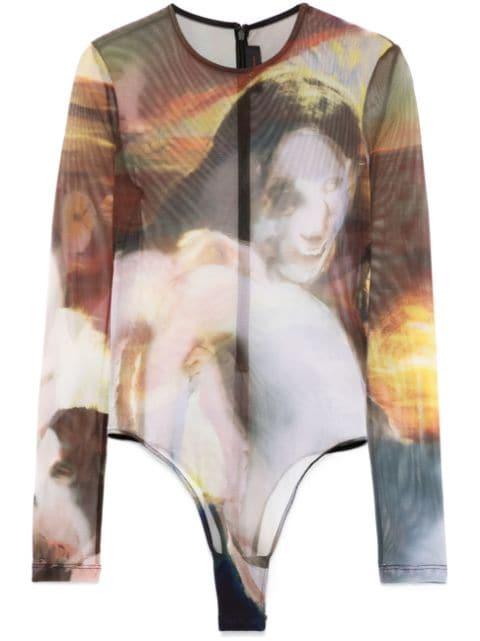 Sunset Sees sheer bodysuit by MUGLER
