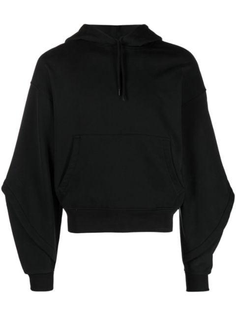 balloon sleeves drawstring hoodie by MUGLER