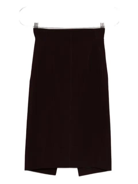 buckle-detailed pencil skirt by MUGLER