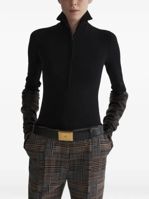 column jersey top by MUGLER