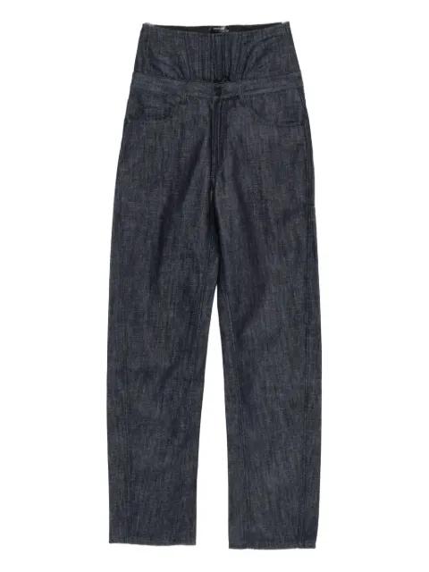 corset-waist jeans by MUGLER