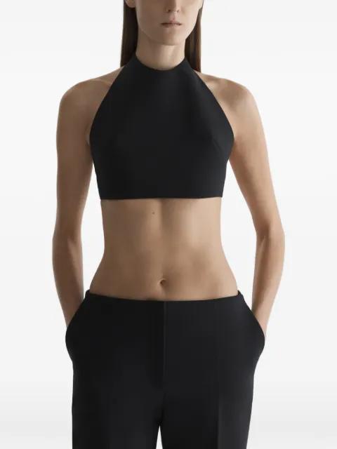 cropped top by MUGLER