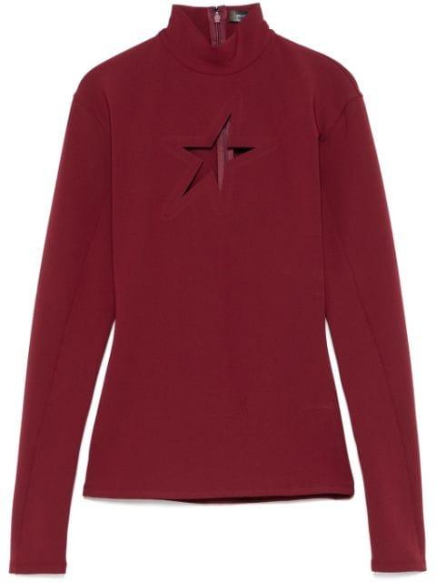 cut-out star top by MUGLER