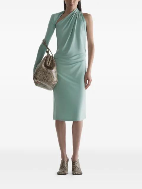 draped loop dress by MUGLER