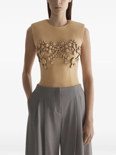 embellished tank top by MUGLER