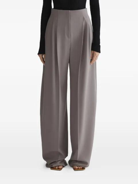 high-waisted wide-leg trousers by MUGLER