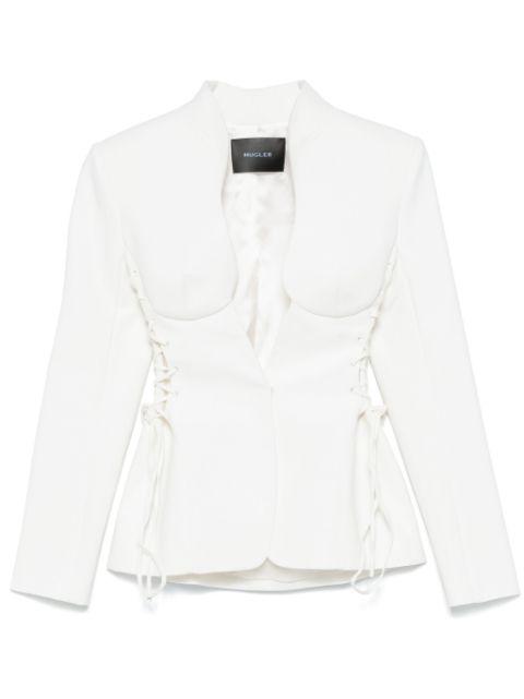 laced-up jacket by MUGLER