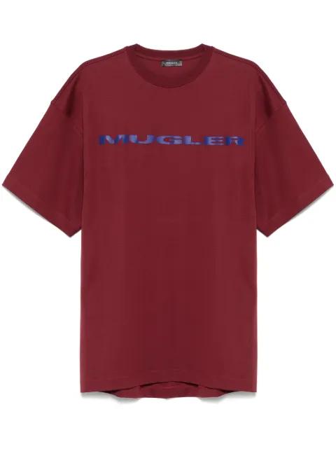 logo-appliqué T-shirt by MUGLER