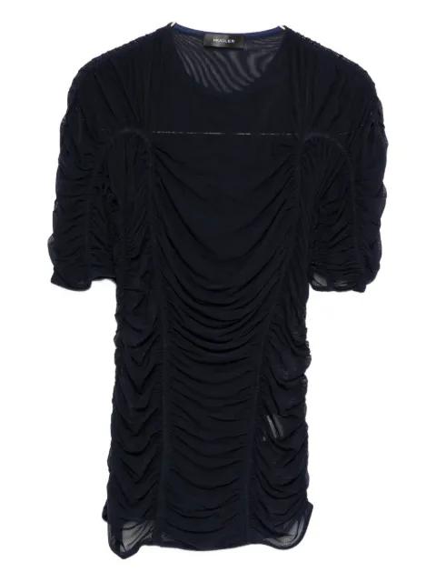 mesh short-sleeves top by MUGLER