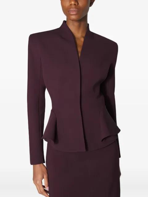 peplum-waist fitted jacket by MUGLER