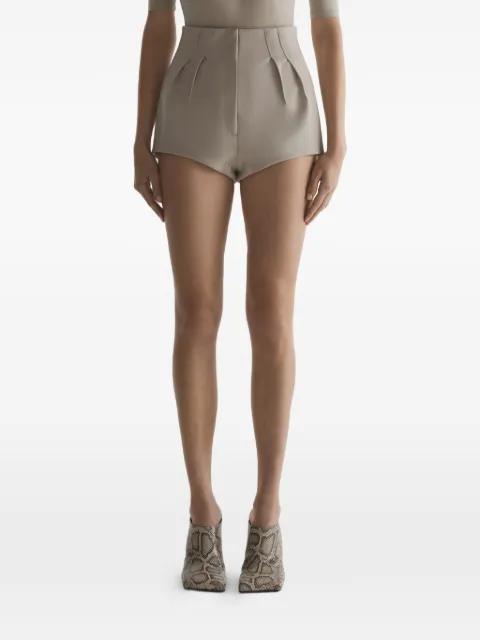 pleated shorts by MUGLER