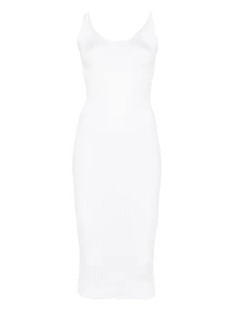 ribbed midi dress by MUGLER