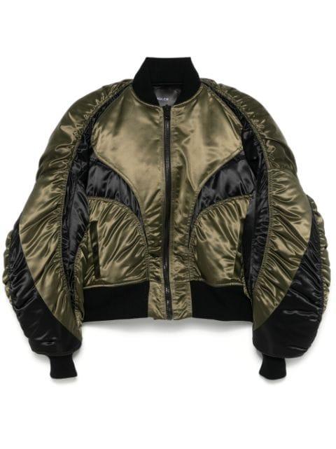 satin bomber jacket by MUGLER