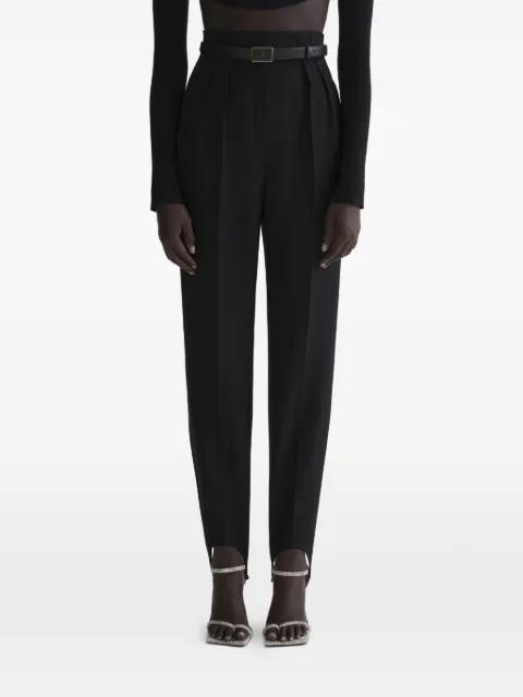 stirrup pleated trousers by MUGLER