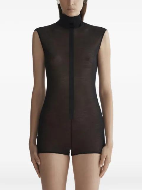 turtleneck bodysuit by MUGLER