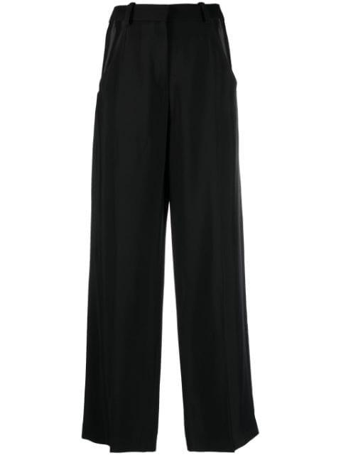 wide-leg cut-out trousers by MUGLER