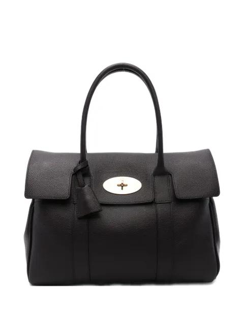 Bayswater grained leather shoulder bag by MULBERRY