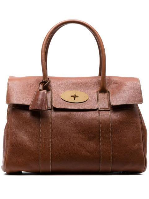 Bayswater leather tote bag by MULBERRY