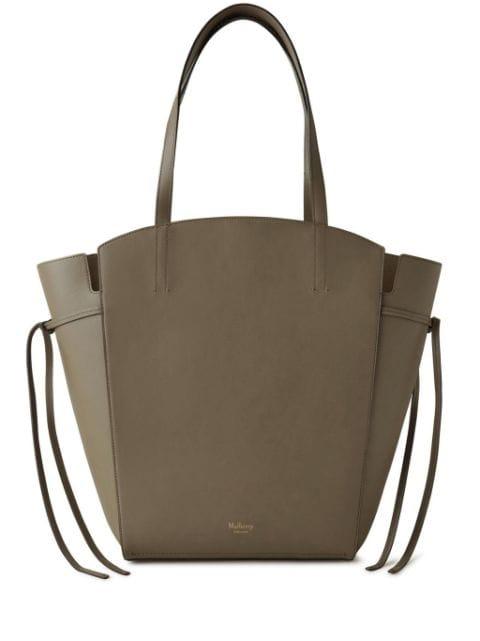 Clovelly letaher tote bag by MULBERRY