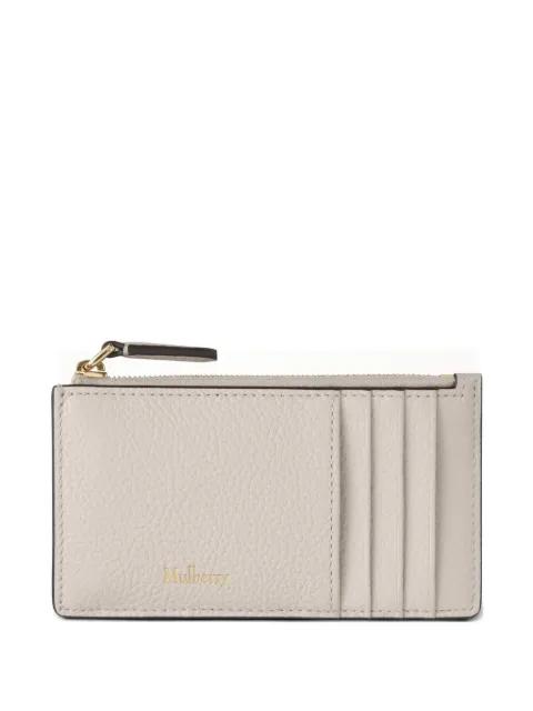 Continental grained leather card holder by MULBERRY