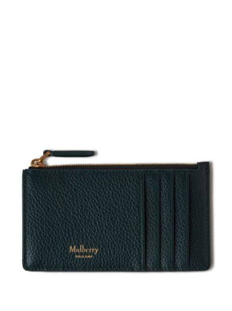 Continental logo-stamp card holder by MULBERRY
