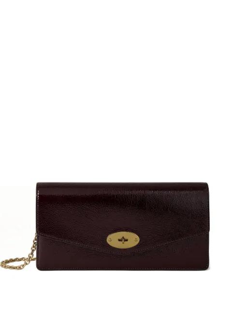 Darley chain-strap turn-lock clutch bag by MULBERRY
