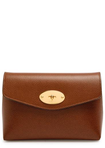 Darley grained leather pouch by MULBERRY