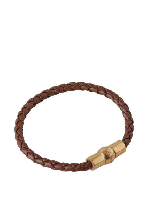 Iris woven leather bracelet by MULBERRY