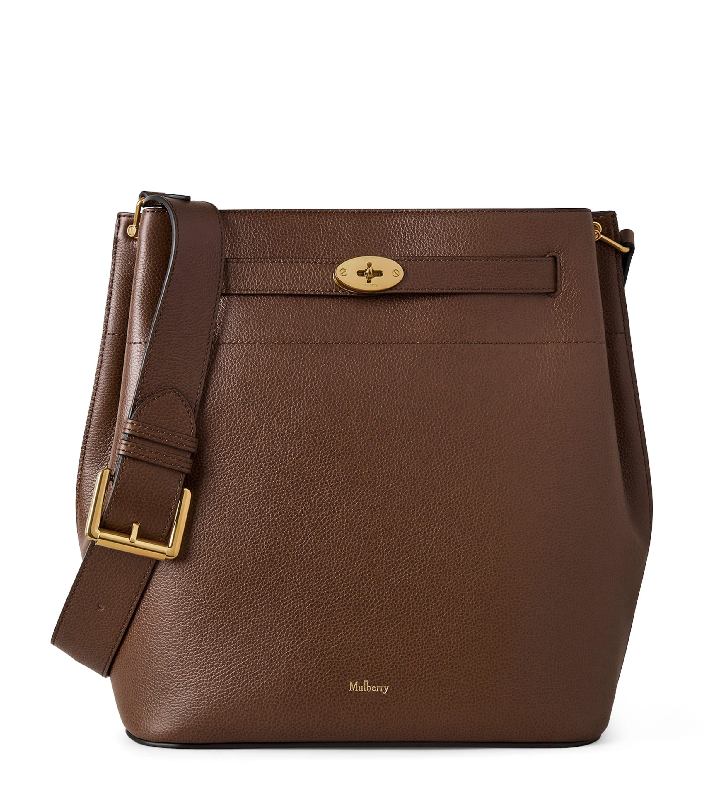 Large Leather Islington Bucket Bag by MULBERRY