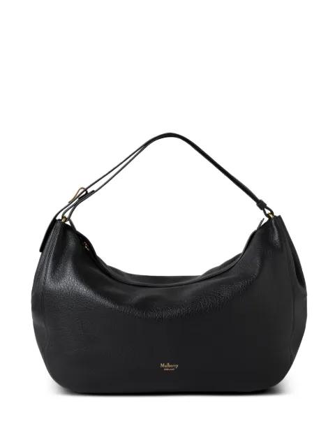 Meadow curved leather shoulder bag by MULBERRY