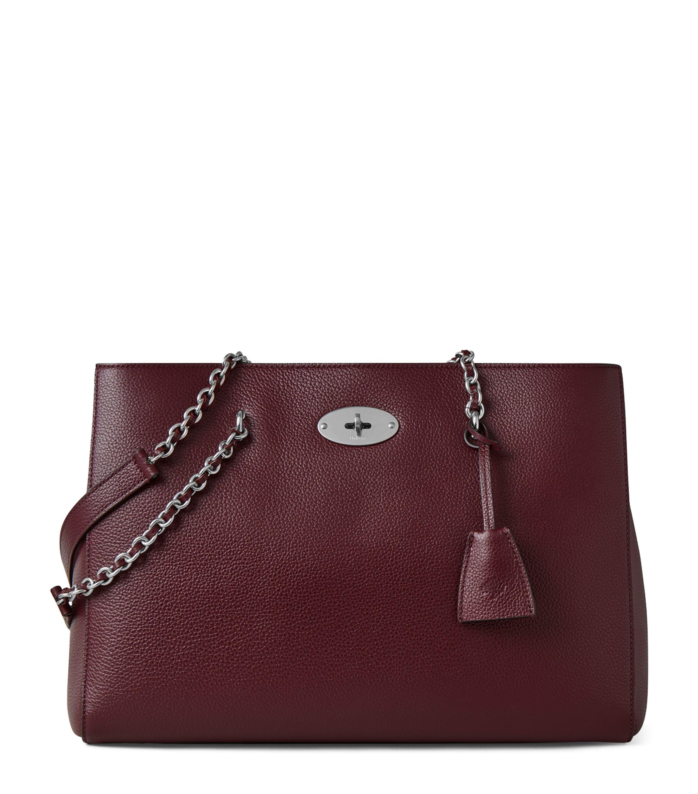Small Leather Lily Chain Tote Bag by MULBERRY