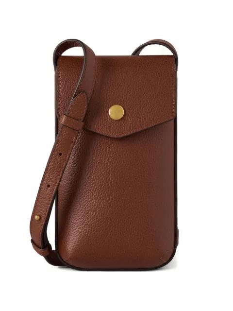 flap textured phone mini bag by MULBERRY