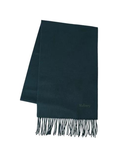 fringed cashmere scarf by MULBERRY