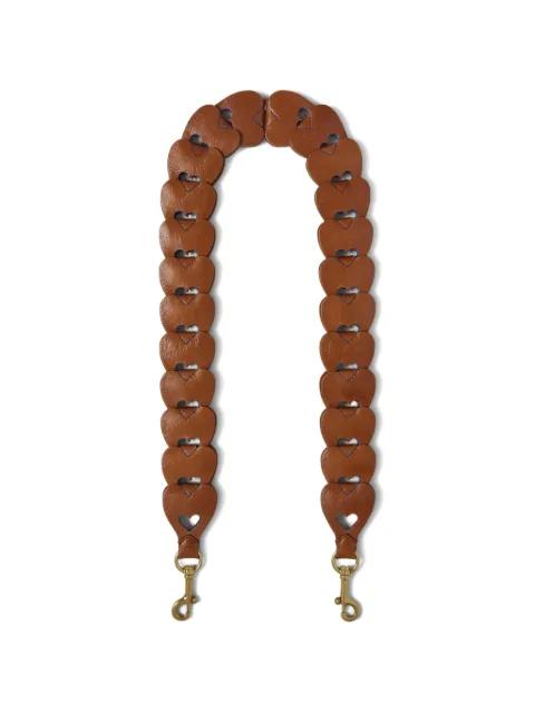 heart leather strap by MULBERRY
