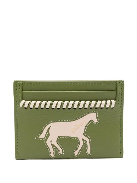 horse leather credit card by MULBERRY