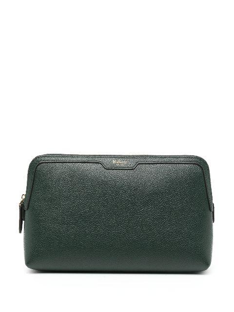 logo-embossed pouch by MULBERRY
