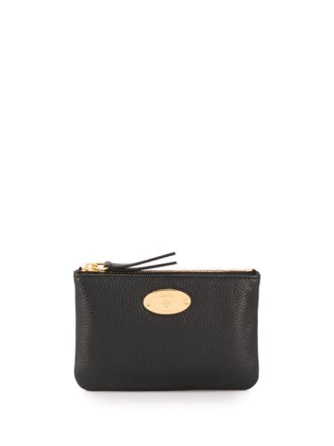 logo plaque coin pouch by MULBERRY