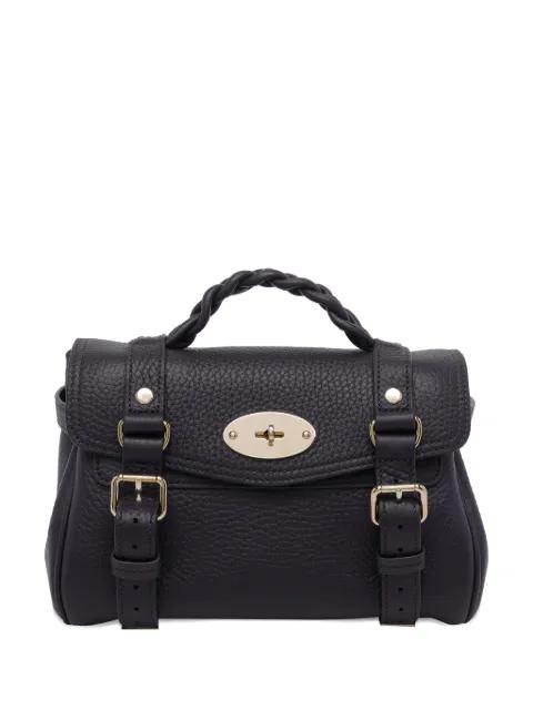 mini Alexa braided-handle tote bag by MULBERRY