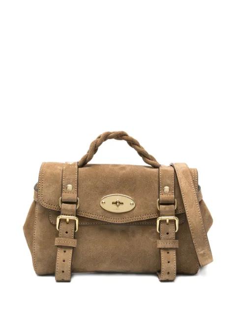 mini Alexa braided-handle tote bag by MULBERRY