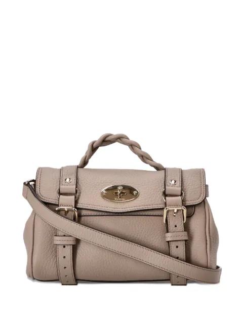 mini Alexa braided-handle tote bag by MULBERRY