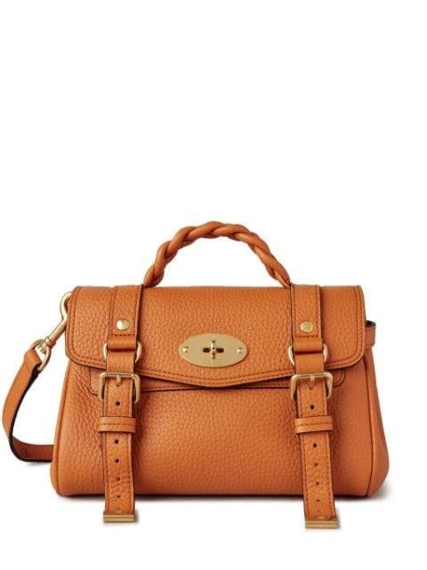 mini Alexa leather tote bag by MULBERRY