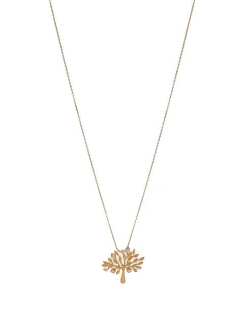 tree crystal-embellished necklace by MULBERRY