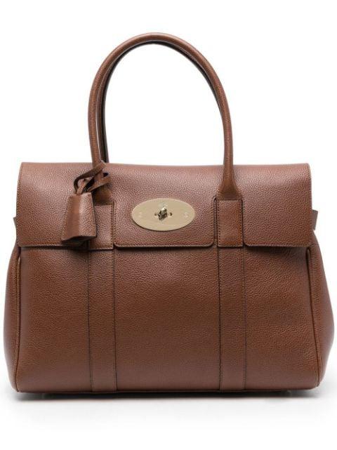 twist-lock tote bag by MULBERRY