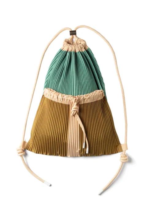 Gae pleated backpack by MULTITUDES BAGS