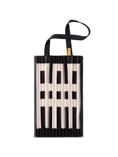 Mondello pleated tote bag by MULTITUDES BAGS