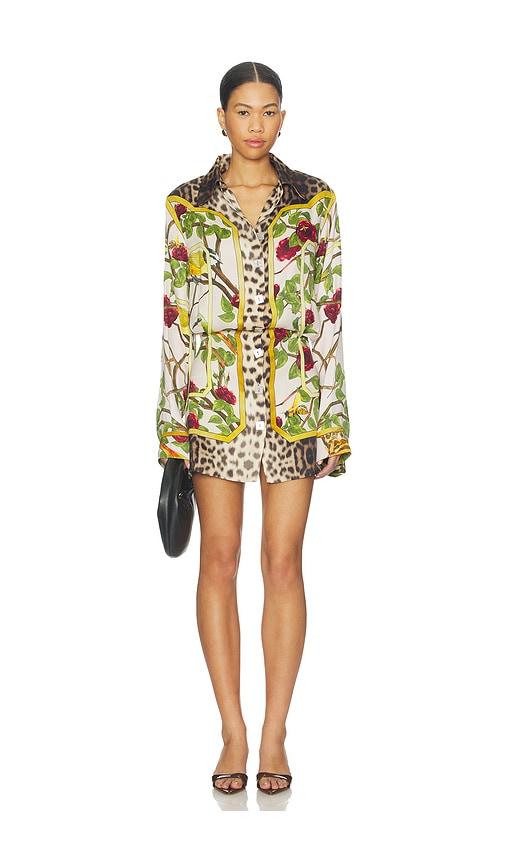 Muma World Ispahan Tailored Shirt Dress in Ivory by MUMA WORLD