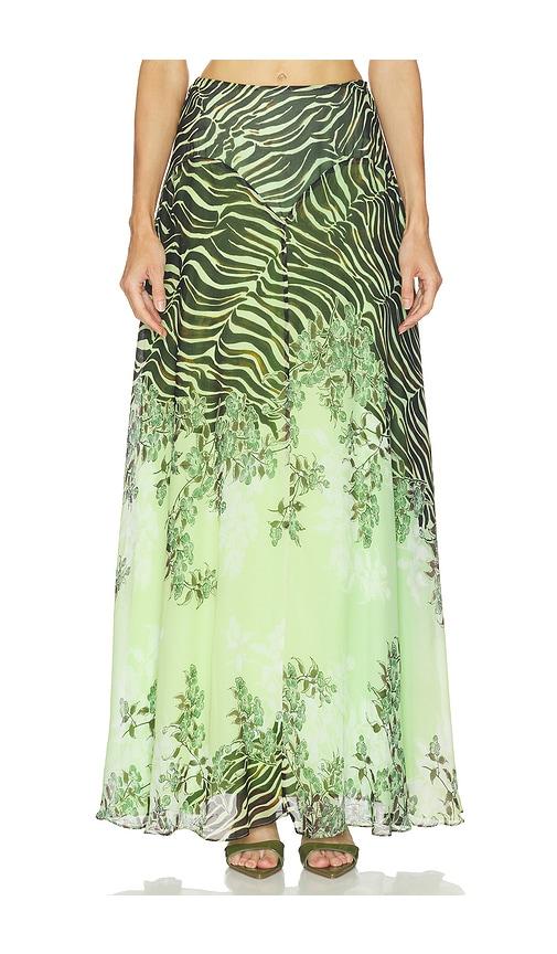 Muma World Midori Lyra Skirt in Green by MUMA WORLD