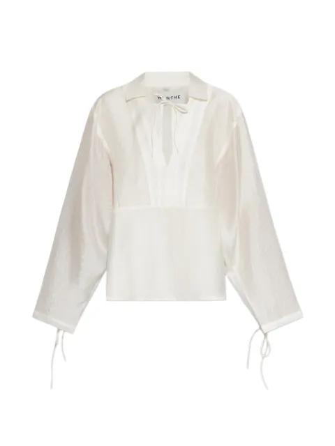 Babette tie-neck blouse by MUNTHE