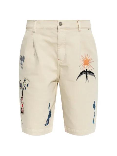 Breyla embroidered-detail shorts by MUNTHE